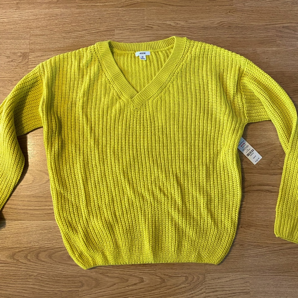 NWT Ardene Yellow Sweater